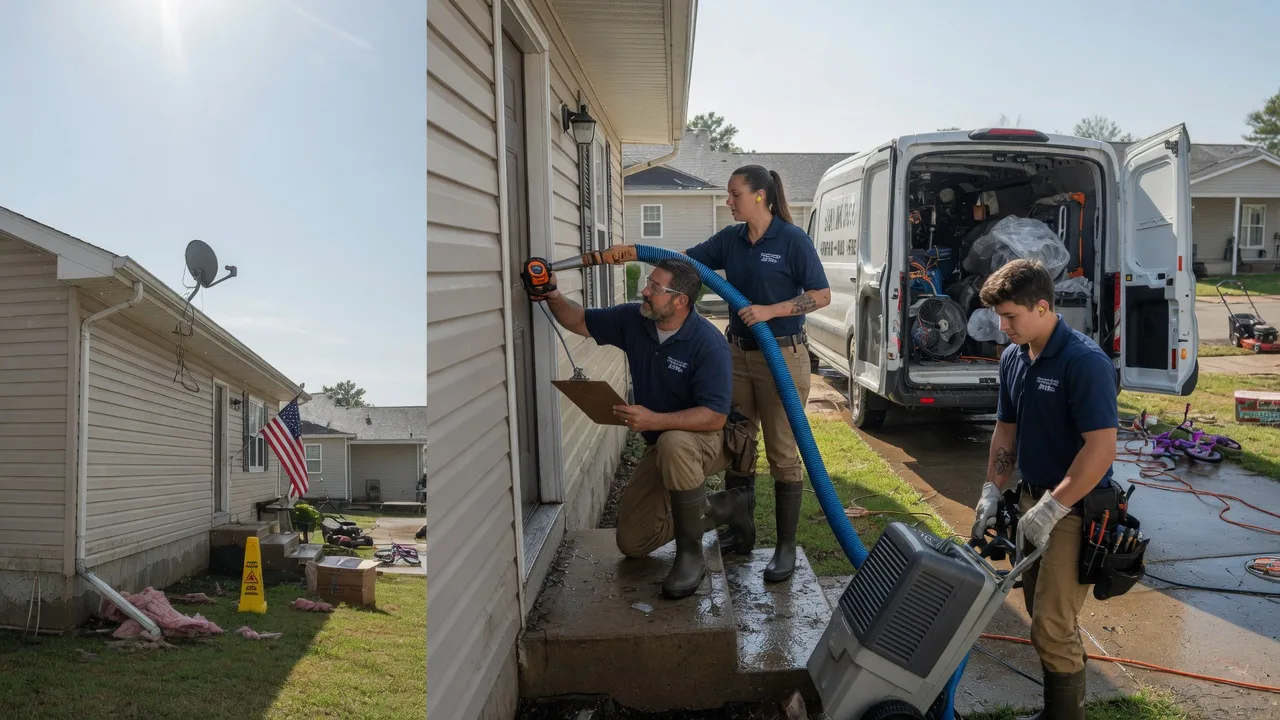 Ceiling Water Damage Restoration in Qulin, MO near me